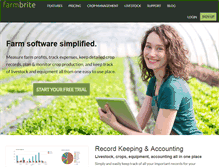 Tablet Screenshot of farmbrite.com